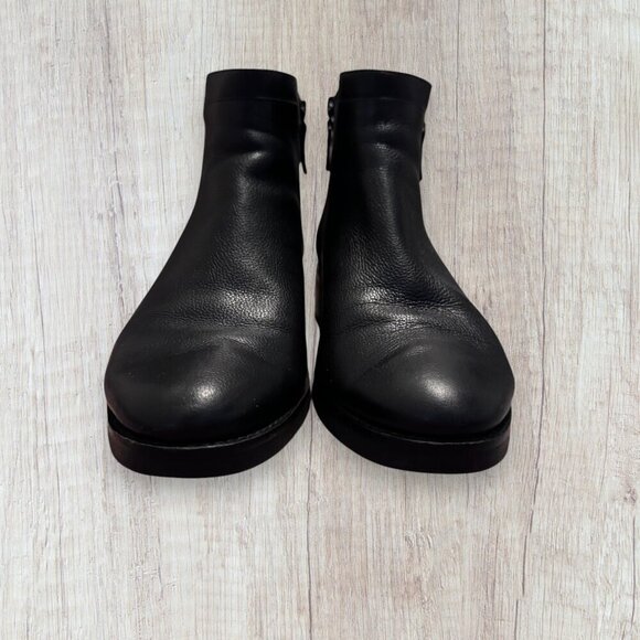 COLE HAAN Black Leather Rene Bootie Chelsea Boot Shoes W19172 Size 9 - Picture 4 of 9